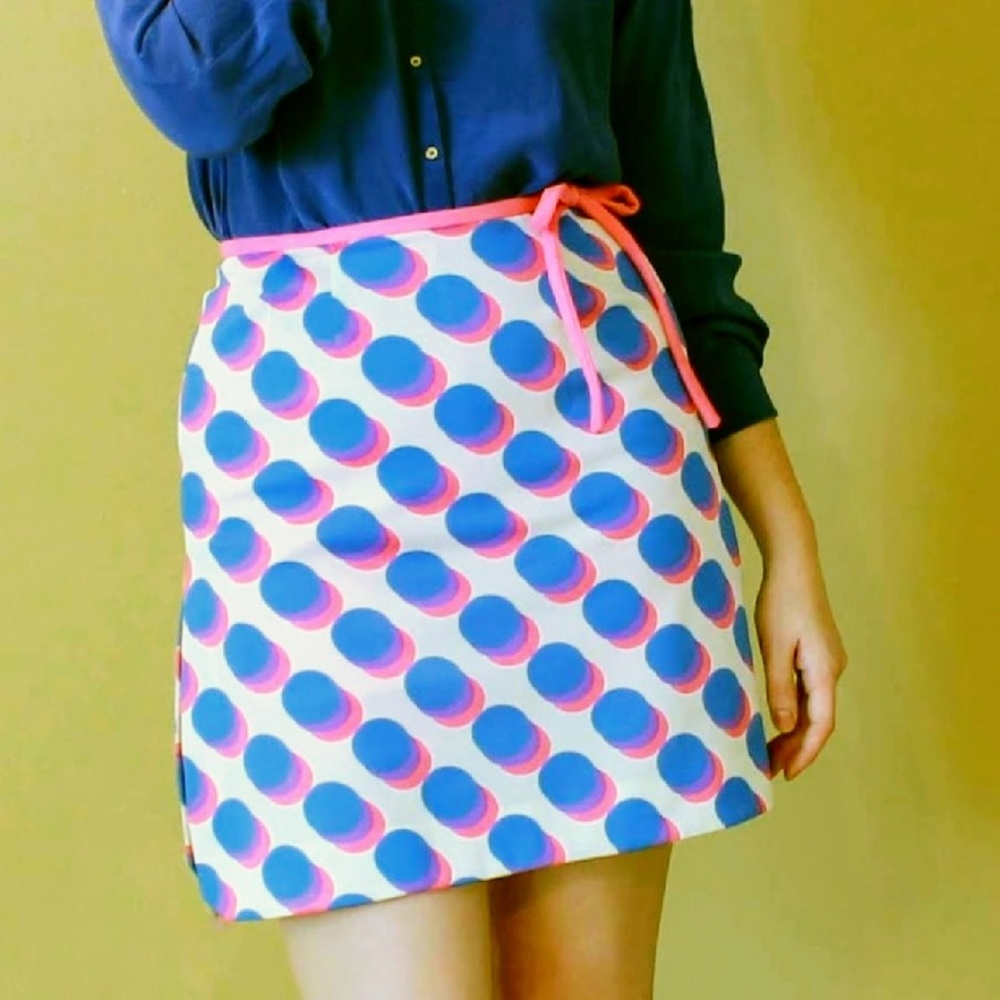 🌈 70s pop art skort